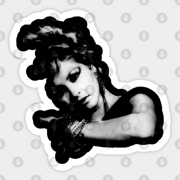 Vintage Music Cyndi Lovers Men Women Sticker by WillyPierrot